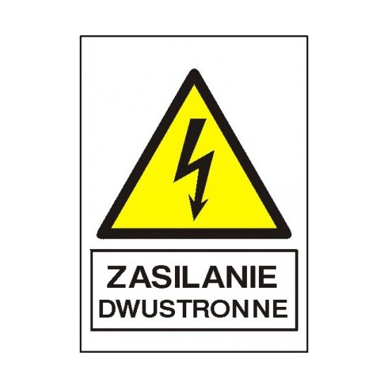 EG-tablice magnetyczna "ZASILANIE DWUSTRONNE"